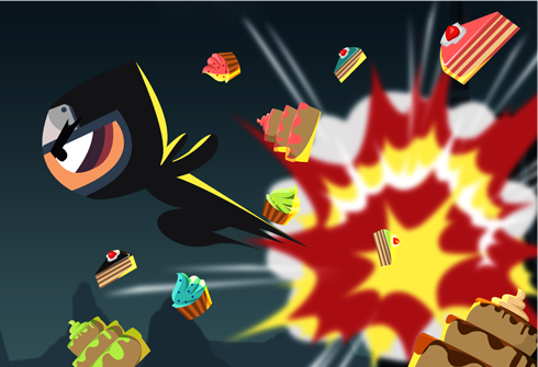 vector art hayaku! ninja cakes Mobile app