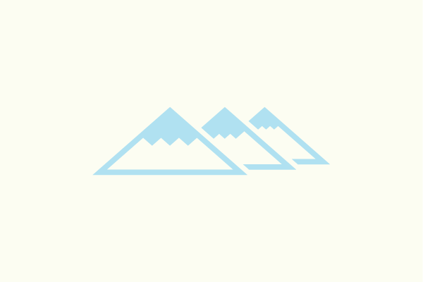 Icon  logo identity pictogram symbol bridge forest mountain