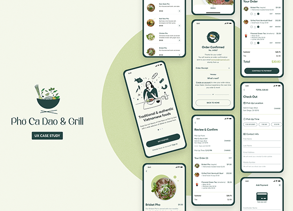 Pho Ca Dao & Grill - Food Ordering App