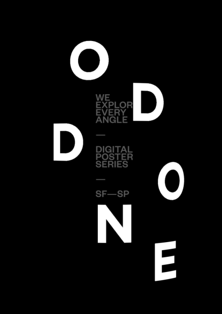 after effects digital poster Motion poster oddone oddone brand studio poster roger oddone typographic poster