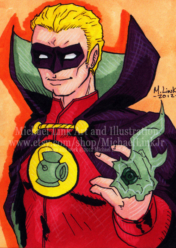 Sketch Cards PSC comics markers colored pencil