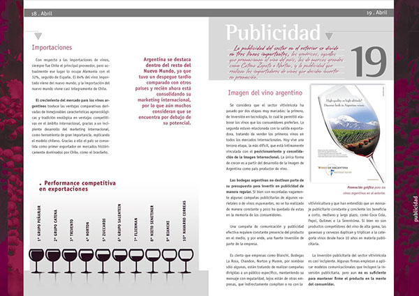 editorial wine survey research winery graphic design