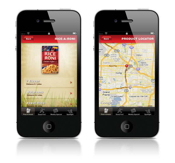 Frito Lay iphone app application