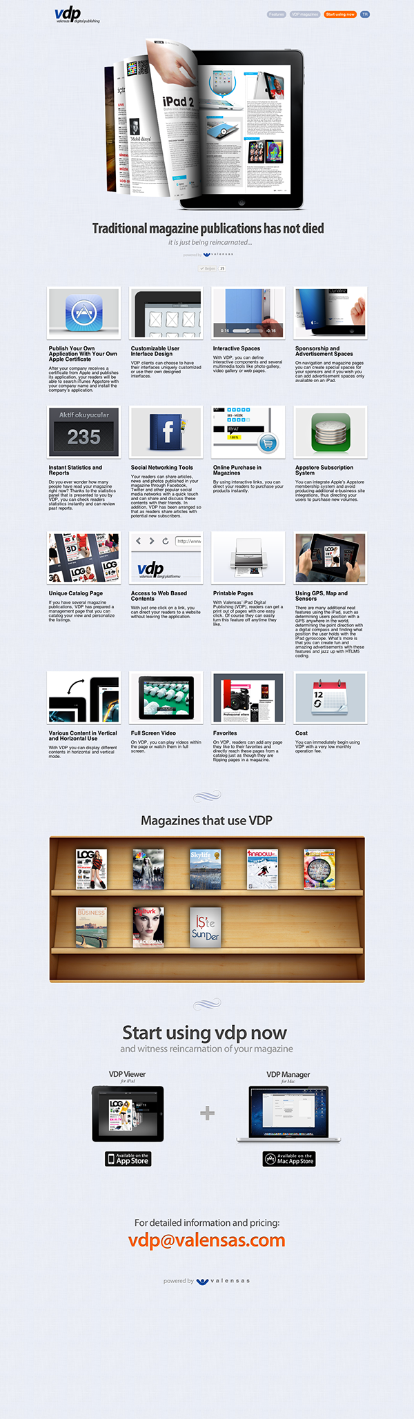 VDP  Magazine  iPad mac