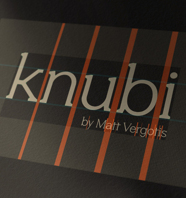 knubi font Typeface regular debut