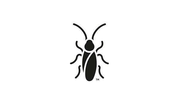 cockroach Roach logo mark vector Dubia hissing animal creature insect