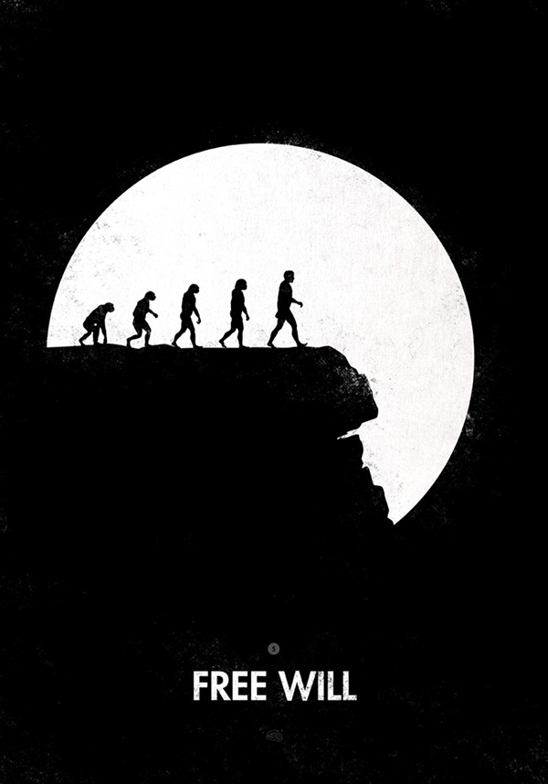 March of Progress evolution darwin Pop Art Silhouette monkey Fun funny irony sarcasm satire 99sop human man maentis