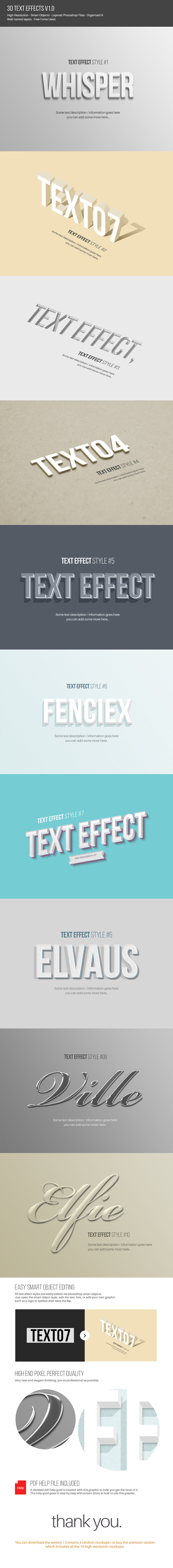 Free Text Effects V1.0