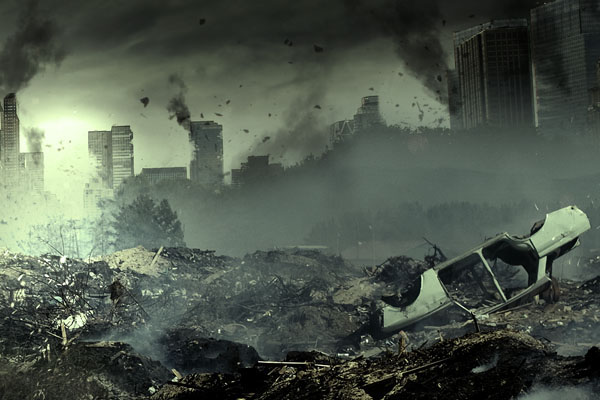 h2  hummer apocalypse Beyond marcinxp mxp hazard green destruction city Urban toxic waste