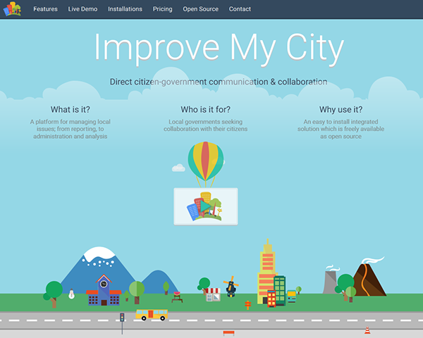 improve my city Website infalia