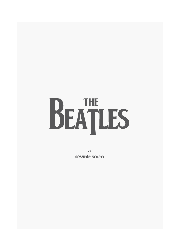 rock Lennon ringo star George harrison Paul McCartney 50´s art ilustracion vector