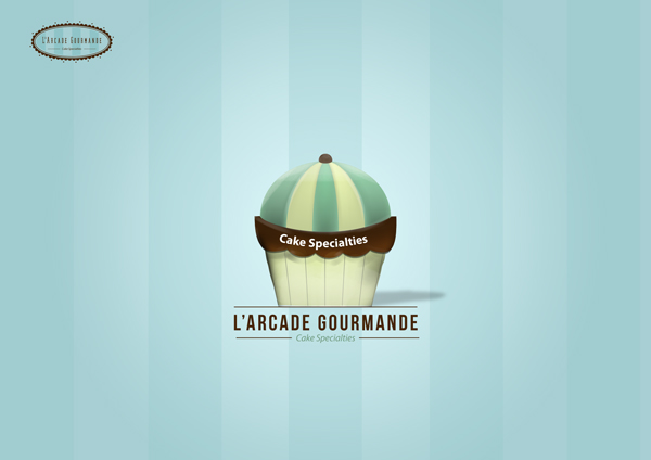 logo cake gourmande