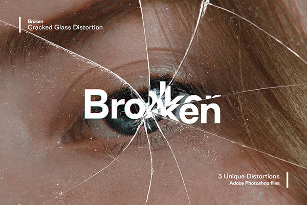 Broken Cracked Glass Free