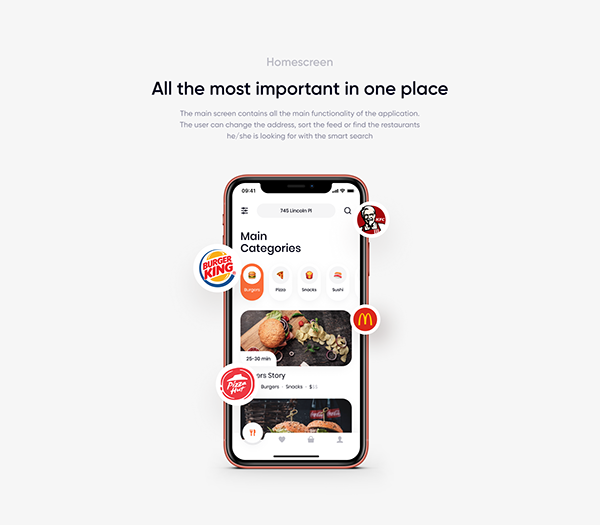 Food Delivery App | UX/UI Design