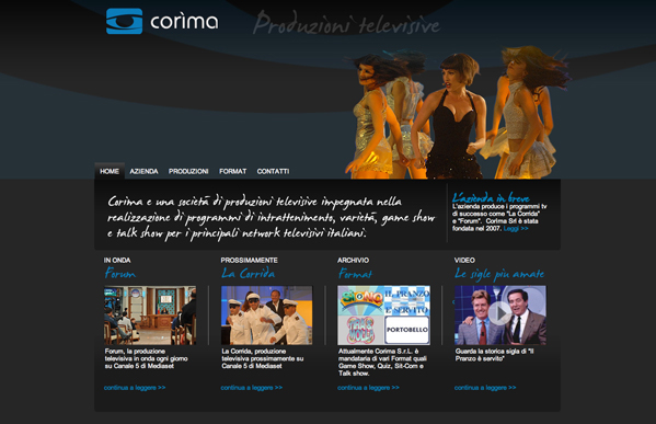 Corìma produzioni televisive La corrida forum Gene multimedia il pranzo è servito