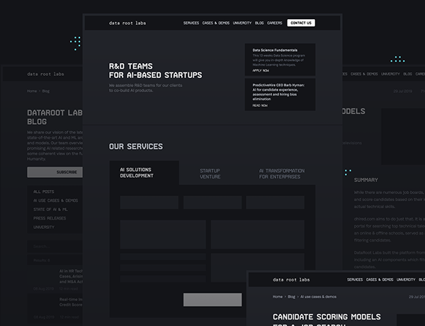 DataRoot Labs — Corporate Platform