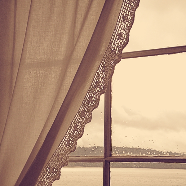 windows rain curtains Moody rain drops vintage textured photos