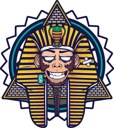 toutankha'monk  Monk mnk mnkcrew egypt Egypte egyptian toutankhamon scrabee beetle aigle gold eyes wings cartoon