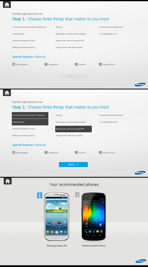 Samsung  design  UX  phones  tablets