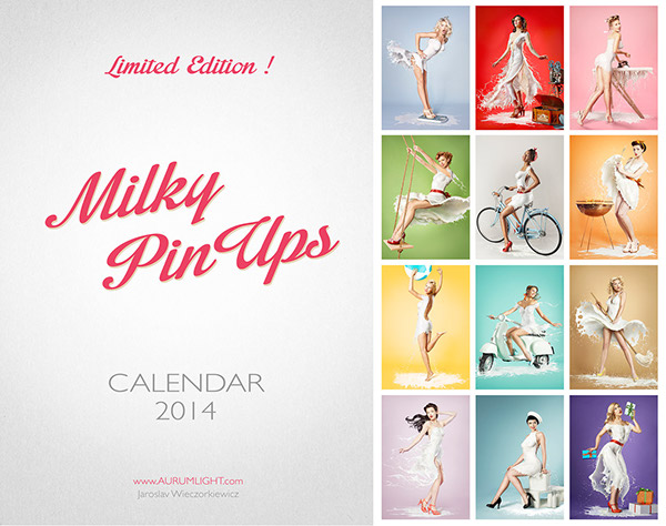 Milky PinUps - MILK Calendar 2014