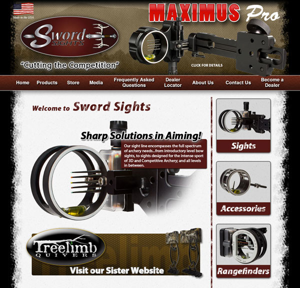 design outdoors Hunting Website