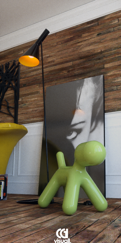 Urban LOFT design Interior CGI 3D Render visuallrendering