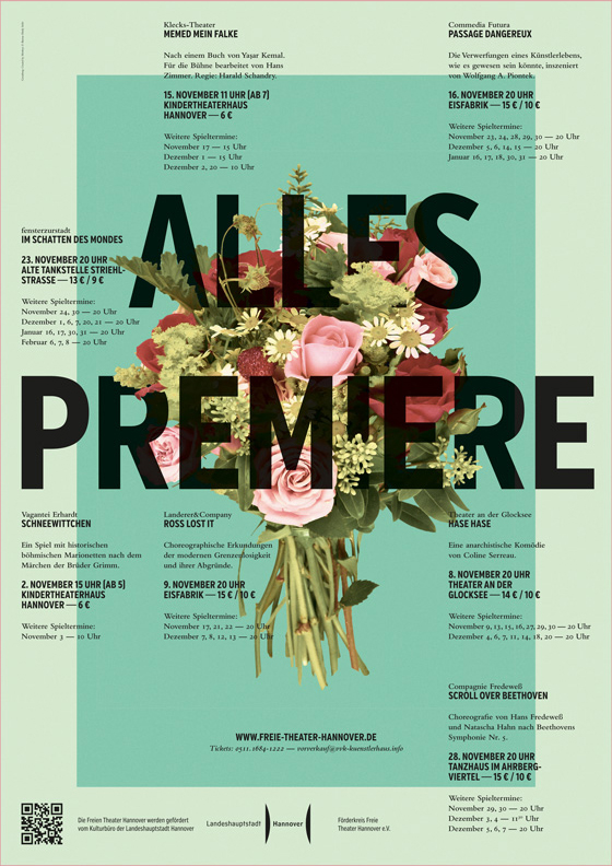 poster Flowers type