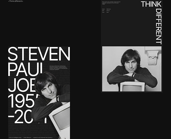 Biography of Steve Jobs | Longread & posters