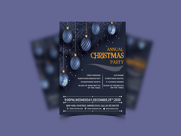 Christmas Flyer design for Corporate Company
