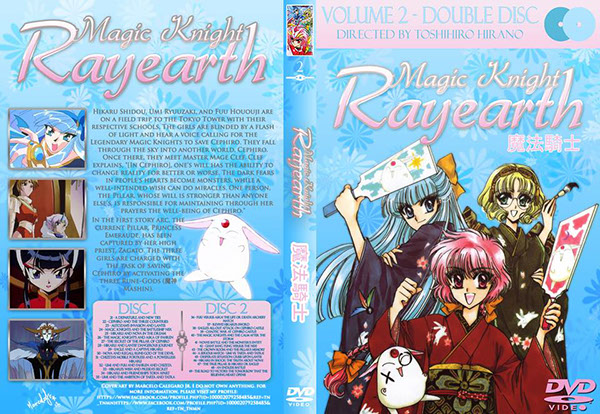 [2013] Magic Knight Rayearth II (Fanmade DVD Cover)