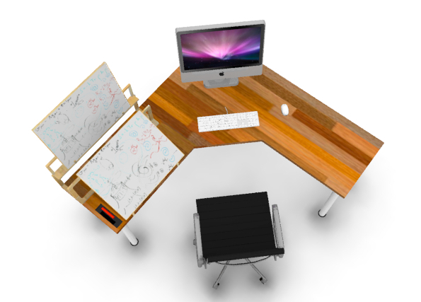 furniture whiteboard desk