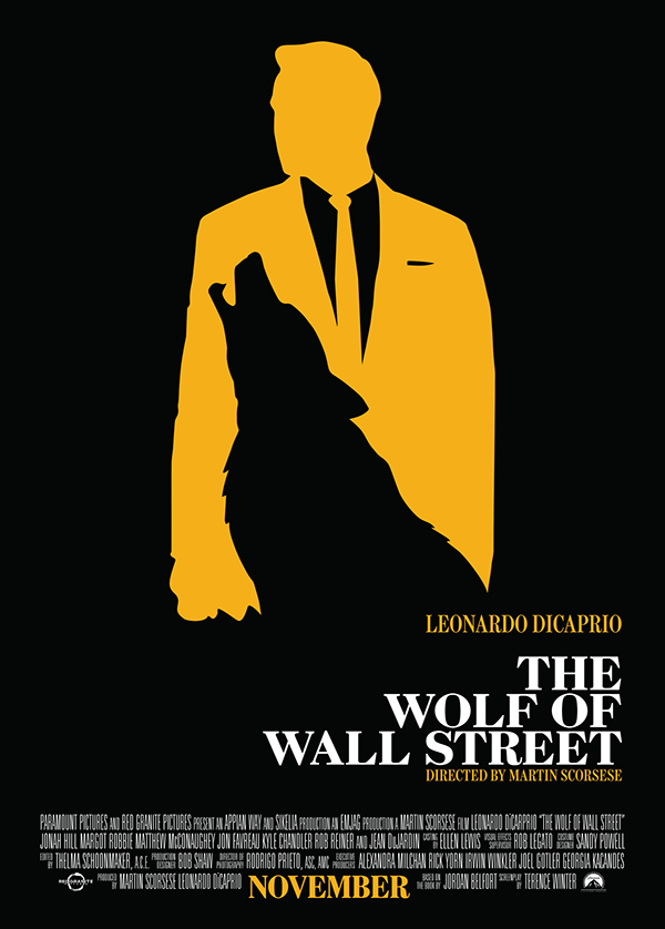 wolf of wall street movie posters