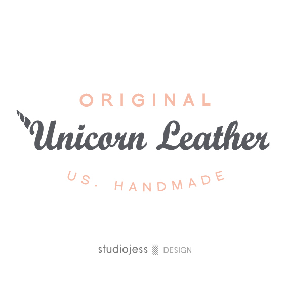 logo unicorn design graphic pastel Retro modern Icon Custom
