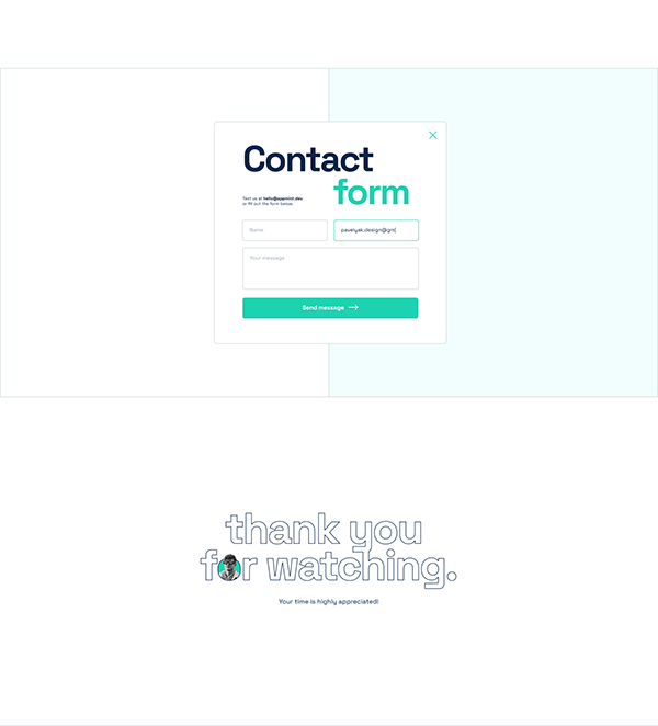 IOS&Android Development Company Landing Page. Appmint.