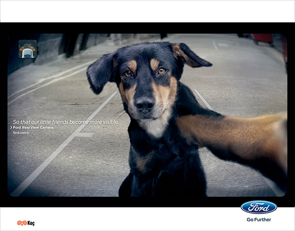 Ford Rear View Camera Print Ads