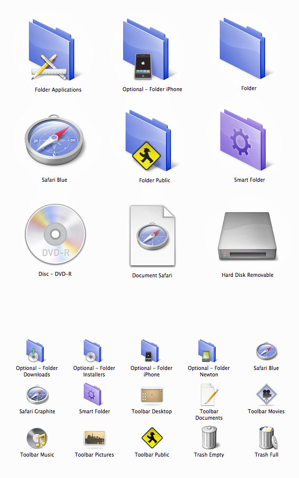 icons Mac OS Classic Mac OS 8 Classic Os mac replacement icon set Theme skin Interface apple resurrection