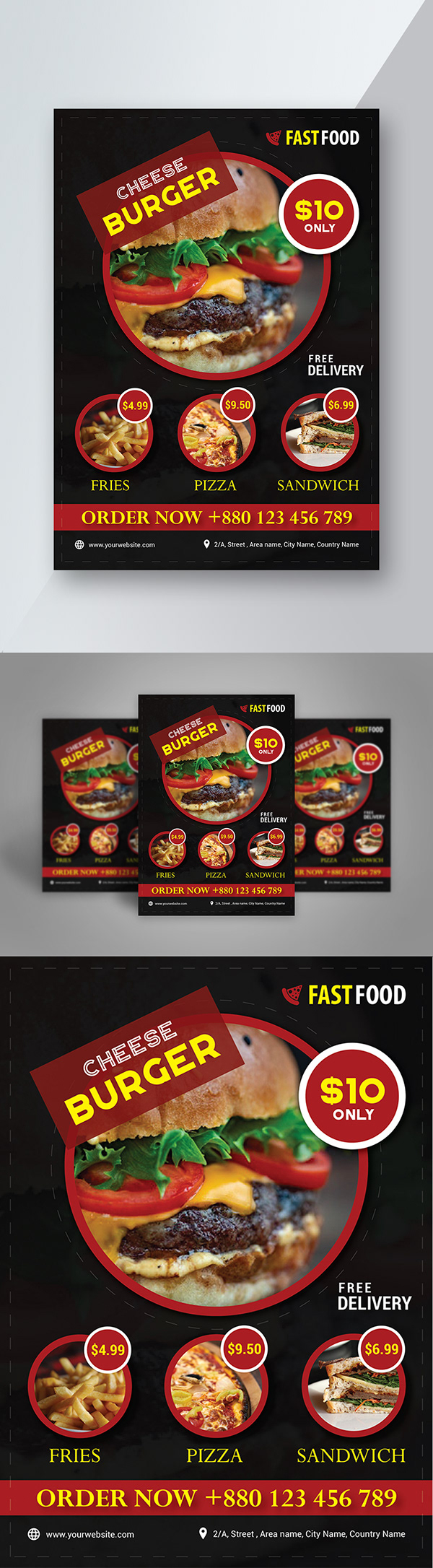 Fast Food Flyer Design