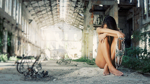 jewels gifs gif animated gif model abandoned places