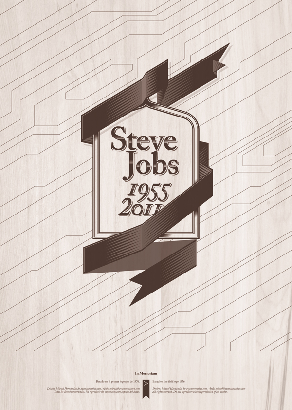lettering tipografia miguel hernandez avance creativo Steve Jobs Wallpapers fine art