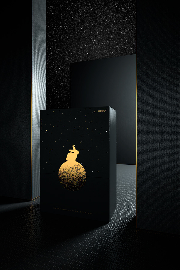 OPPO Mooncake Packaging Design 2019中秋月饼礼盒包装设计