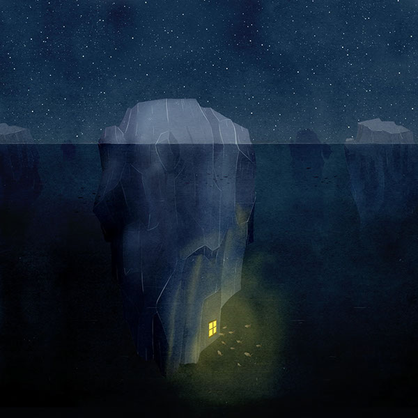 iceberg night