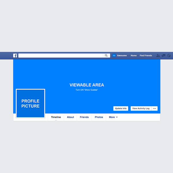 Free Facebook Mockup (for cover and profile image)