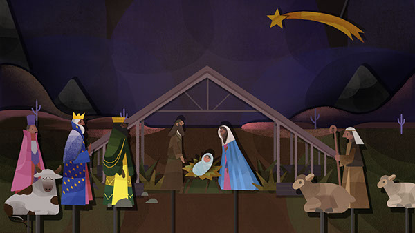 CBeebies nativity Animation