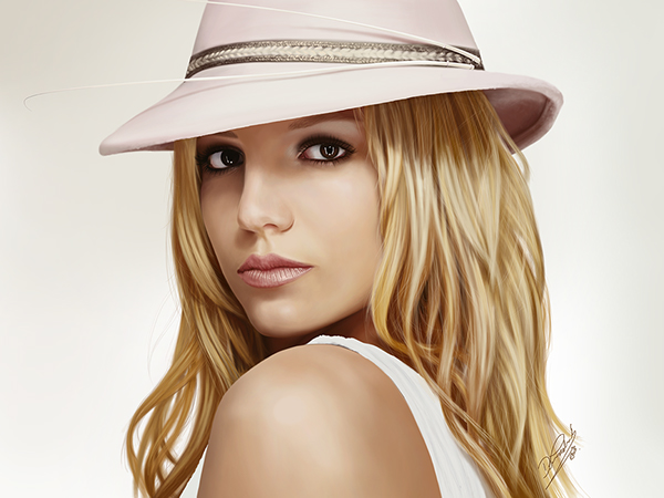 Britney Spears photoshop tutorial