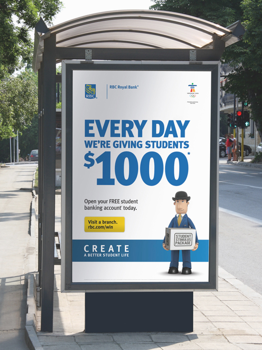 Adobe Portfolio Student Campaign financial banking Promotion rbc Royal Bank of Canada