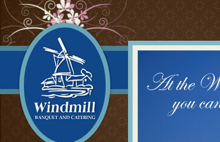 brown blue css jquery Windmill Banquet Carlsbad Weddings quinceañeras