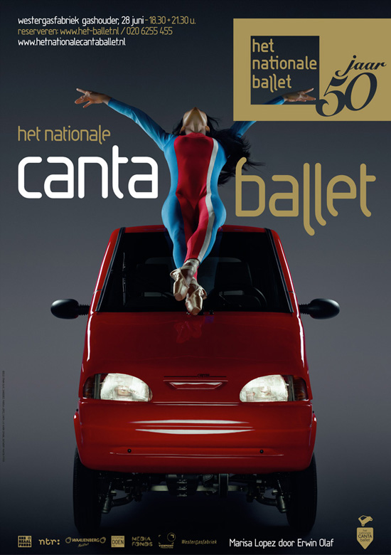 posters  ballet  typography  Photography  identity  me studio  amsterdam