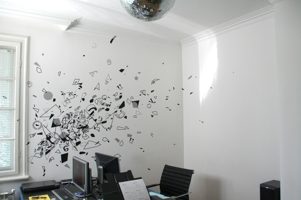 Office Space  Interior graphics logo boom Office Space rizn