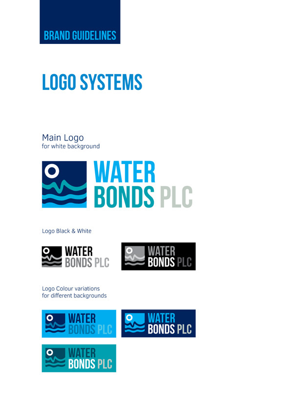 water bonds Rethinking water logo oil