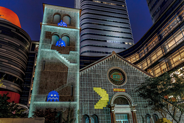 PAC-MAN INTERACTIVE PROJECTION MAPPING